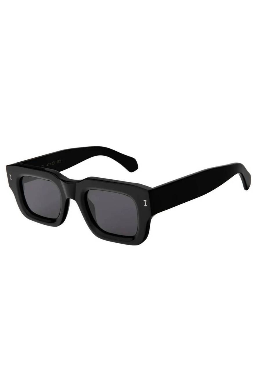 NEW ILLESTEVA unisex - lewis sunglasses in black/grey flat